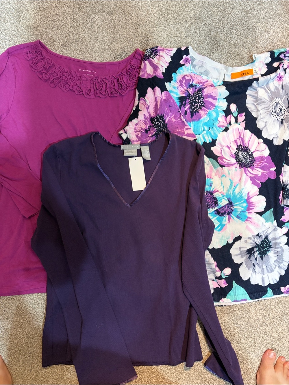 ✨set of 3✨ Women’s long sleeve tops, XL